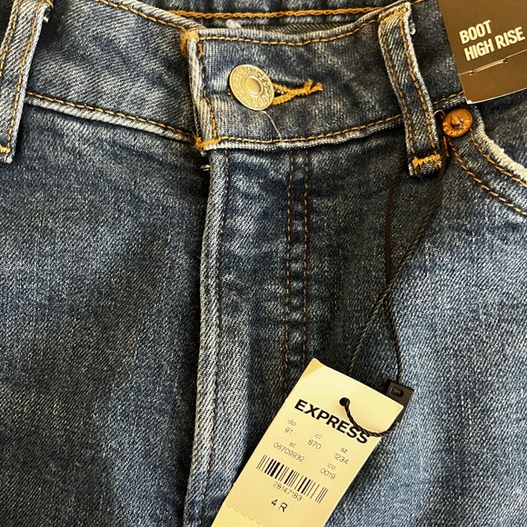 Express Curvy Boot High Rise Size 4 Regular - Picture 10 of 11